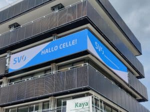 Led Screen in Celle aufgestellt